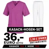 KASACK-HOSEN-SET: KASACK 769 und  SCHLUPFHOSE 780 von LEIBER / Farbe: BROMBEERE - WEIß