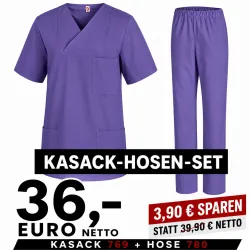 KASACK-HOSEN-SET: KASACK 769 und  SCHLUPFHOSE 780 von LEIBER / Farbe: LILA