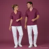 KASACK-HOSEN-SET: KASACK 273 und  SCHLUPFHOSE 330 von MEIN-KASACK.de / Farbe: BORDEAUX - WEIß