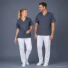 KASACK-HOSEN-SET: KASACK 273 und  SCHLUPFHOSE 330 von MEIN-KASACK.de / Farbe: GRAPHIT - WEIß