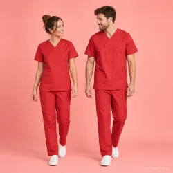 KASACK-HOSEN-SET: KASACK 769 und  SCHLUPFHOSE 780 von LEIBER / Farbe: ROT