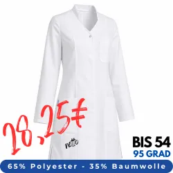 DAMEN - ARZTKITTEL - LABORKITTEL 2513 von LEIBER / Farbe: weiß / 65 % Polyester 35 % Baumwolle