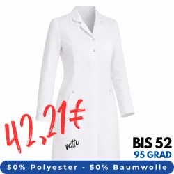 DAMEN - ARZTKITTEL - LABORKITTEL 2559 von LEIBER / Farbe: weiß / 50 % Baumwolle 50 % Polyester