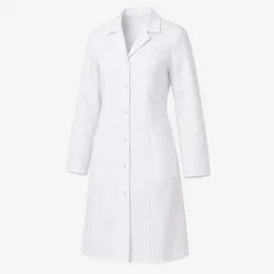 DAMEN - ARZTKITTEL - LABORKITTEL 491 von LEIBER / Farbe: weiß / 65 % Polyester 35 % Baumwolle