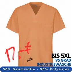 DAMEN - KASACK 273 von MEIN-KASACK.de / Farbe: mittelbraun / 50% Baumwolle 50% Polyester 175 gr.