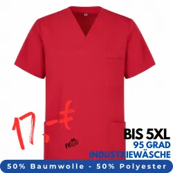 DAMEN - KASACK 273 von MEIN-KASACK.de / Farbe: weinrot / 50% Baumwolle 50% Polyester 175 gr.