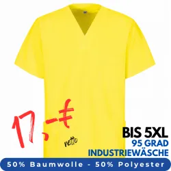 DAMEN - KASACK 273 von MEIN-KASACK.de  / Farbe: zitronengelb / 50% Baumwolle 50% Polyester 175 gr.