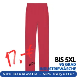 HERREN ARBEITSHOSE MEDIZIN | 330 von MEIN-KASACK.de / Farbe: weinrot / 50% Baumwolle, 50% Polyester, 175 g