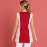 Überwurfschürze / Chasuble 264 von LEIBER / Farbe: weiß-rot / 65 % Polyester 35 % Baumwolle