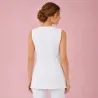 KASACK OHNE ARM 1246 von LEIBER / Farbe: weiß / 65 % Polyester 35 % Baumwolle