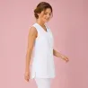 KASACK OHNE ARM 1246 von LEIBER / Farbe: weiß / 65 % Polyester 35 % Baumwolle