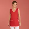Überwurfschürze 594 von LEIBER / Farbe: rot / 65 % Polyester 35 % Baumwolle