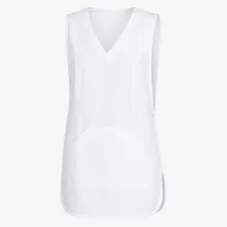 Überwurfschürze 641 von LEIBER / Farbe: weiß / 65 % Polyester 35 % Baumwolle