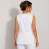 KASACK OHNE ARM 1247 von LEIBER / Farbe: weiß / 65 % Polyester 35 % Baumwolle