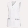 KASACK OHNE ARM 515 von LEIBER / Farbe: weiß / 65 % Polyester 35 % Baumwolle