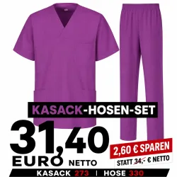 KASACK-HOSEN-SET: KASACK 273 und  SCHLUPFHOSE 330 von MEIN-KASACK.de / Farbe: VIOLETT