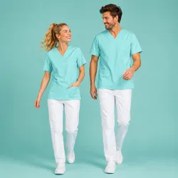 KASACK-HOSEN-SET: KASACK 273 und  SCHLUPFHOSE 330 von MEIN-KASACK.de / Farbe: MINT - WEISS