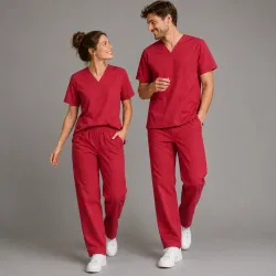 KASACK-HOSEN-SET: KASACK 273 und  SCHLUPFHOSE 330 von MEIN-KASACK.de / Farbe: WEINROT