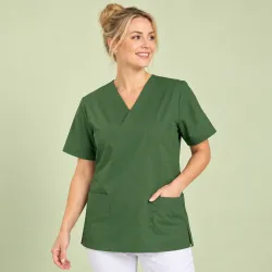 DAMEN - KASACK 273 von MEIN-KASACK.de / Farbe: dark green / 50% Baumwolle 50% Polyester 175 gr.