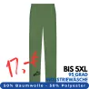 DAMEN ARBEITSHOSE MEDIZIN | 330 von MEIN-KASACK.de / Farbe: dark green / 50% Baumwolle, 50% Polyester, 175 g
