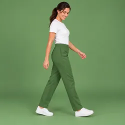 DAMEN ARBEITSHOSE MEDIZIN | 330 von MEIN-KASACK.de / Farbe: dark green / 50% Baumwolle, 50% Polyester, 175 g