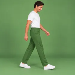 HERREN ARBEITSHOSE MEDIZIN | 330 von MEIN-KASACK.de / Farbe: dark green / 50% Baumwolle, 50% Polyester, 175 g