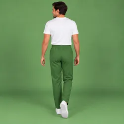 HERREN ARBEITSHOSE MEDIZIN | 330 von MEIN-KASACK.de / Farbe: dark green / 50% Baumwolle, 50% Polyester, 175 g