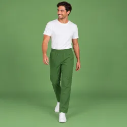 HERREN ARBEITSHOSE MEDIZIN | 330 von MEIN-KASACK.de / Farbe: dark green / 50% Baumwolle, 50% Polyester, 175 g