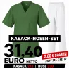 KASACK-HOSEN-SET: KASACK 273 und  SCHLUPFHOSE 330 von MEIN-KASACK.de / Farbe: DARK GREEN - WEISS