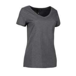 CORE V-Neck Tee Damen T-Shirt 543 von ID / Farbe: koks / 90% BAUMWOLLE 10% VISKOSE - | MEIN-KASACK.de | kasack | kasacks