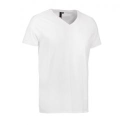 CORE V-Neck Tee Herren T-Shirt 542 von ID / Farbe: weiß / 90% BAUMWOLLE 10% VISKOSE - | MEIN-KASACK.de | kasack | kasack