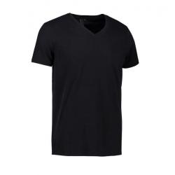 CORE V-Neck Tee Herren T-Shirt 542 von ID / Farbe: schwarz / 90% BAUMWOLLE 10% VISKOSE - | MEIN-KASACK.de | kasack | kas