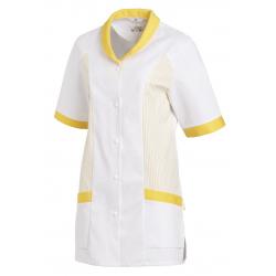 Damen -  Hosenkasack 800 von LEIBER / Farbe: weiß-gelb / 65 % Polyester 35 % Baumwolle - | MEIN-KASACK.de | kasack | kas