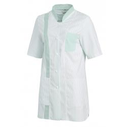 Damen -  Hosenkasack 634 von LEIBER / Farbe: weiß-mint / 65 % Polyester 35 % Baumwolle - | MEIN-KASACK.de | kasack | kas