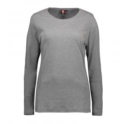 Interlock Damen T-Shirt | Langarm| 0509 von ID / Farbe: grau / 100% BAUMWOLLE - | MEIN-KASACK.de | kasack | kasacks | ka