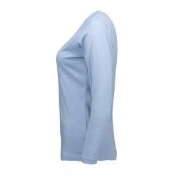 Interlock Damen T-Shirt | Langarm| 0509 von ID / Farbe: hellblau / 100% BAUMWOLLE - | MEIN-KASACK.de | kasack | kasacks 