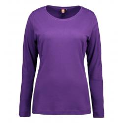 Interlock Damen T-Shirt | Langarm| 0509 von ID / Farbe: lila / 100% BAUMWOLLE - | MEIN-KASACK.de | kasack | kasacks | ka