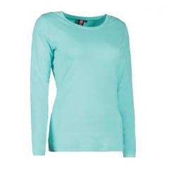 Interlock Damen T-Shirt | Langarm| 0509 von ID / Farbe: mint / 100% BAUMWOLLE - | MEIN-KASACK.de | kasack | kasacks | ka
