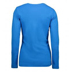 Interlock Damen T-Shirt | Langarm| 0509 von ID / Farbe: türkis / 100% BAUMWOLLE - | MEIN-KASACK.de | kasack | kasacks | 