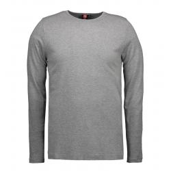 Interlock Herren T-Shirt | Langarm| 0518 von ID / Farbe: grau / 100% BAUMWOLLE - | MEIN-KASACK.de | kasack | kasacks | k