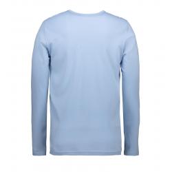 Interlock Herren T-Shirt | Langarm| 0518 von ID / Farbe: hellblau / 100% BAUMWOLLE - | MEIN-KASACK.de | kasack | kasacks