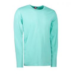 Interlock Herren T-Shirt | Langarm| 0518 von ID / Farbe: mint / 100% BAUMWOLLE - | MEIN-KASACK.de | kasack | kasacks | k