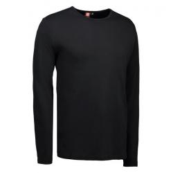 Interlock Herren T-Shirt | Langarm| 0518 von ID / Farbe: schwarz / 100% BAUMWOLLE - | MEIN-KASACK.de | kasack | kasacks 