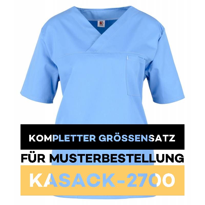 Kompletter Grössensatz - 2700 hellblau - MEIN-KASACK.de