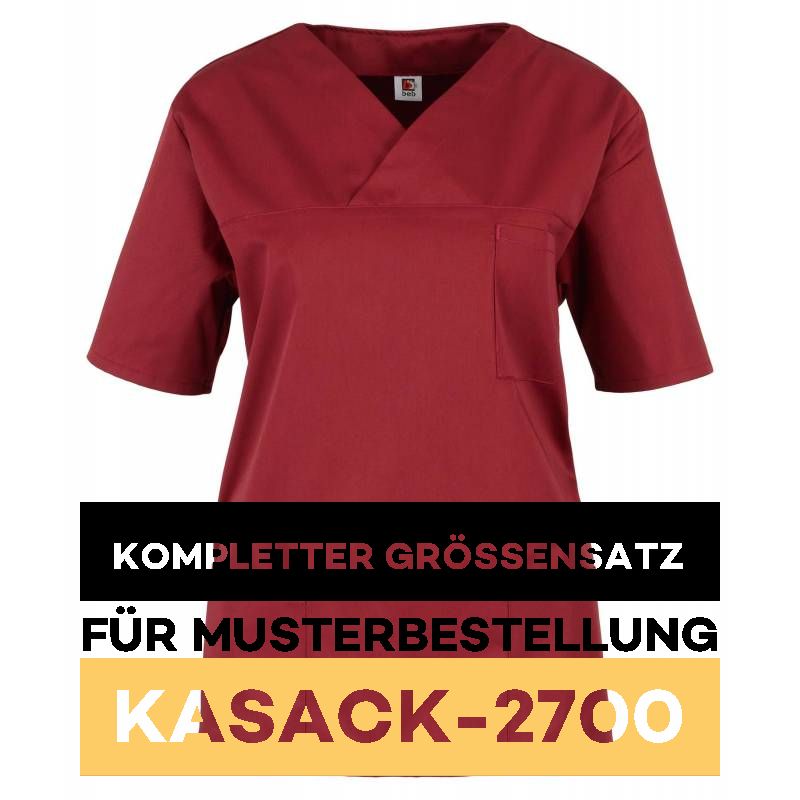 Kompletter Grössensatz - 2700 weinrot - MEIN-KASACK.de