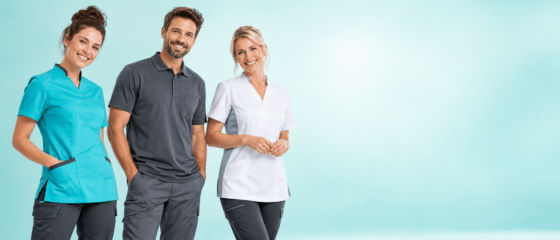 Arbeitskleidung für Reinigungskräfte in Pflege, Praxis, Klinik und sozialen Einrichtungen