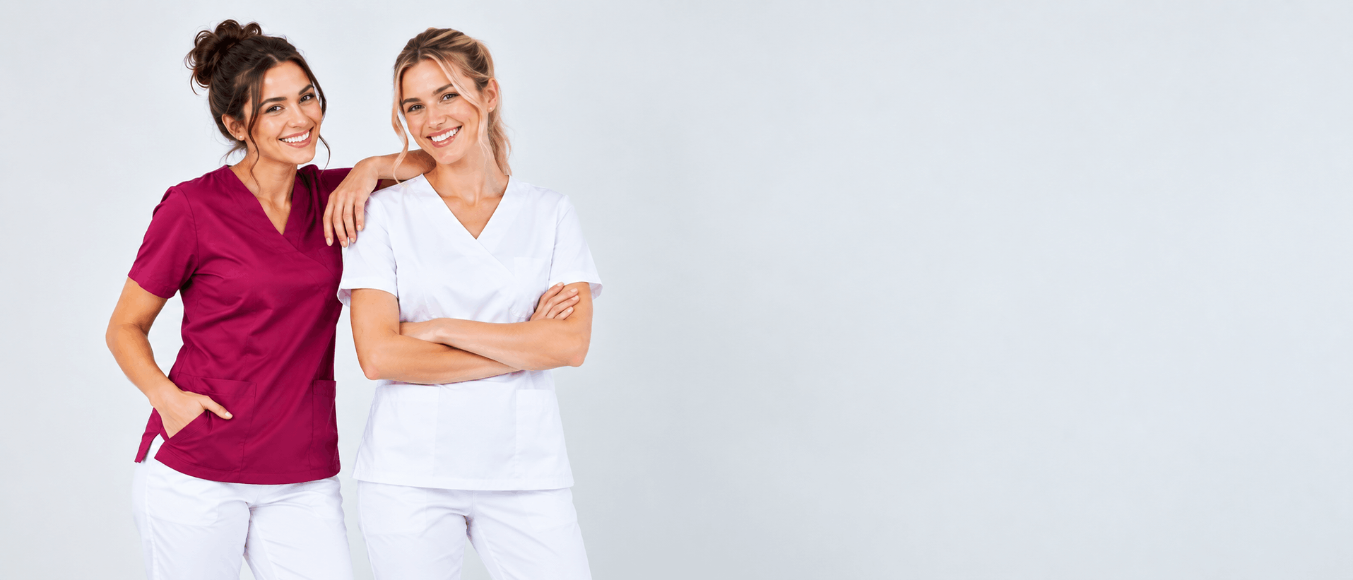 Berufsbekleidung für Arzthelferinnen in Arztpraxis, Medizin und Patientenversorgung
