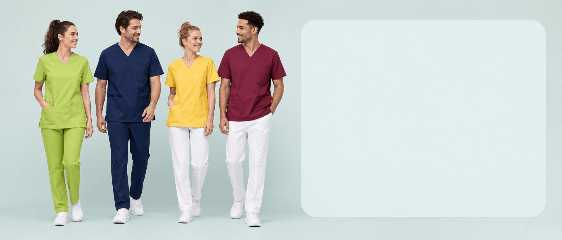 Kasack und Hose im Set für Pflege, Praxis und medizinische Einrichtungen