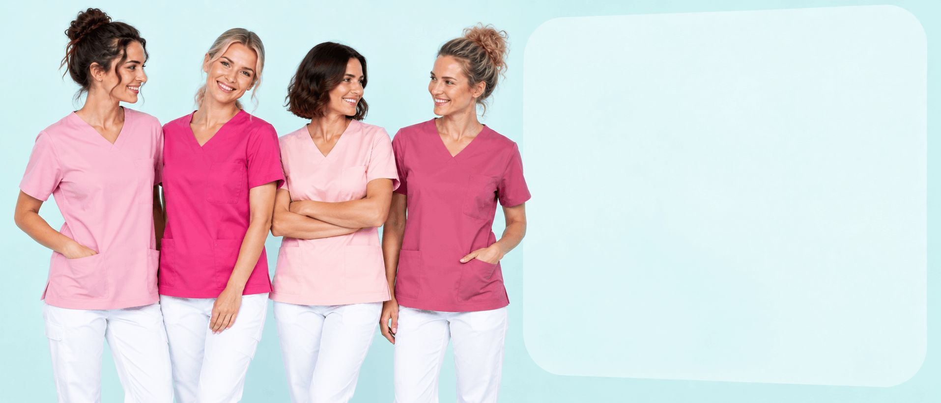 Kasacks in Rosa und Pink für Damen in Pflege, Praxis und medizinischen Einrichtungen
