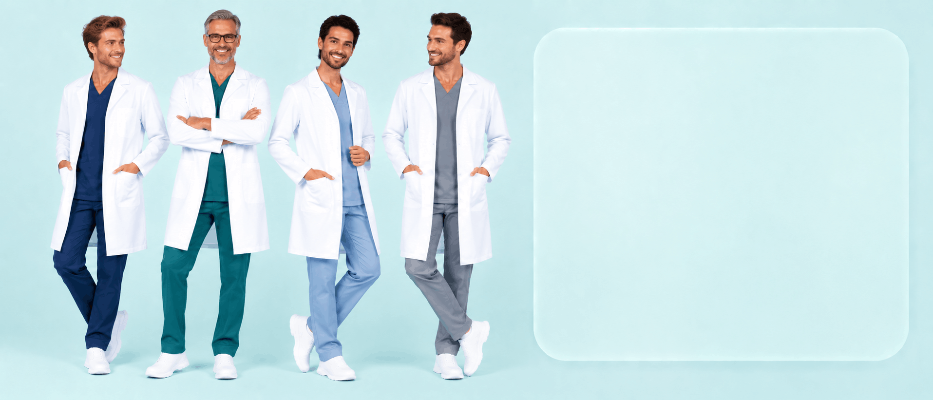 Laborkittel Herren für Praxis, Klinik, Labor und medizinische Einrichtungen